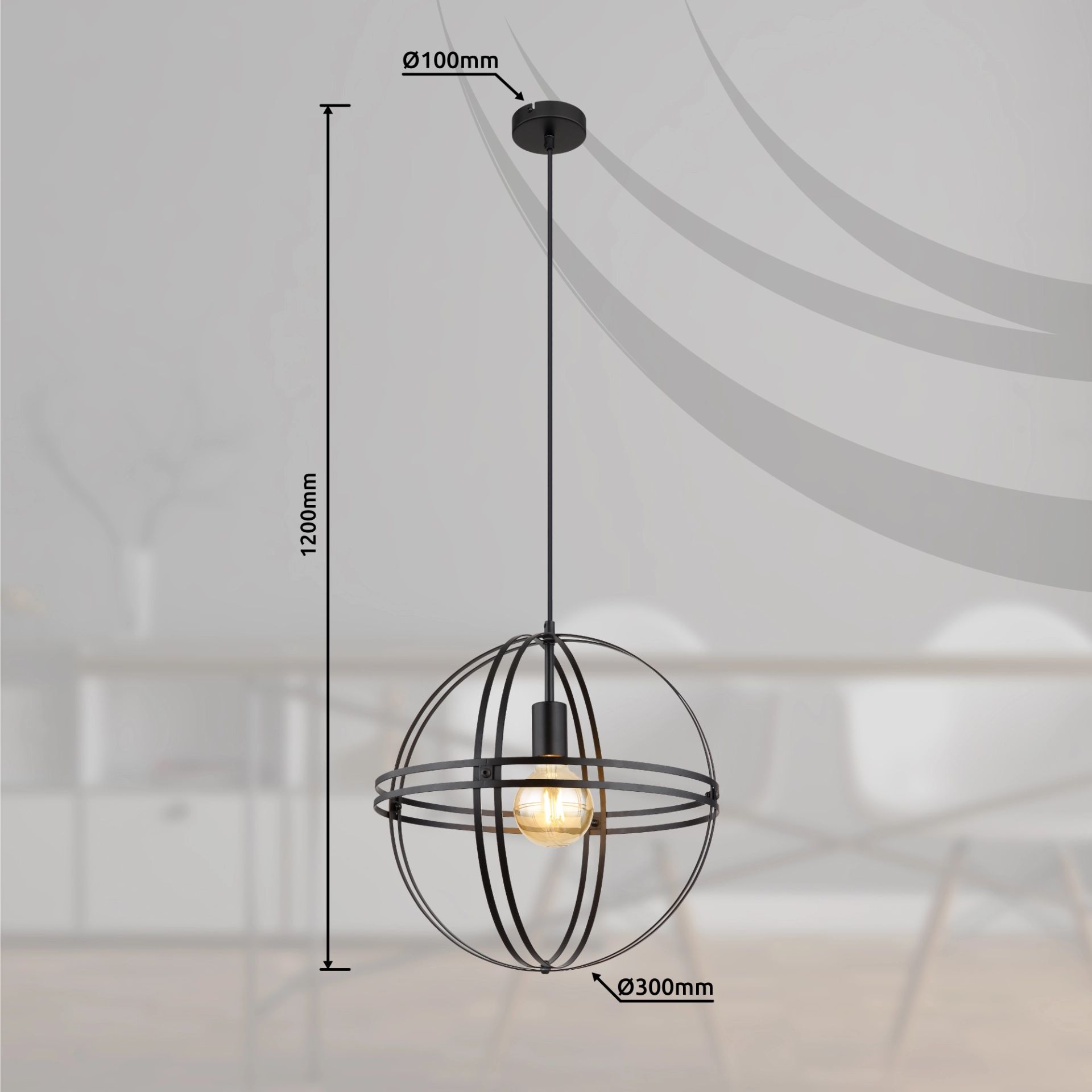 globo-suspension-tamara-noir-métal-ø40cm-e27-15639h2-1