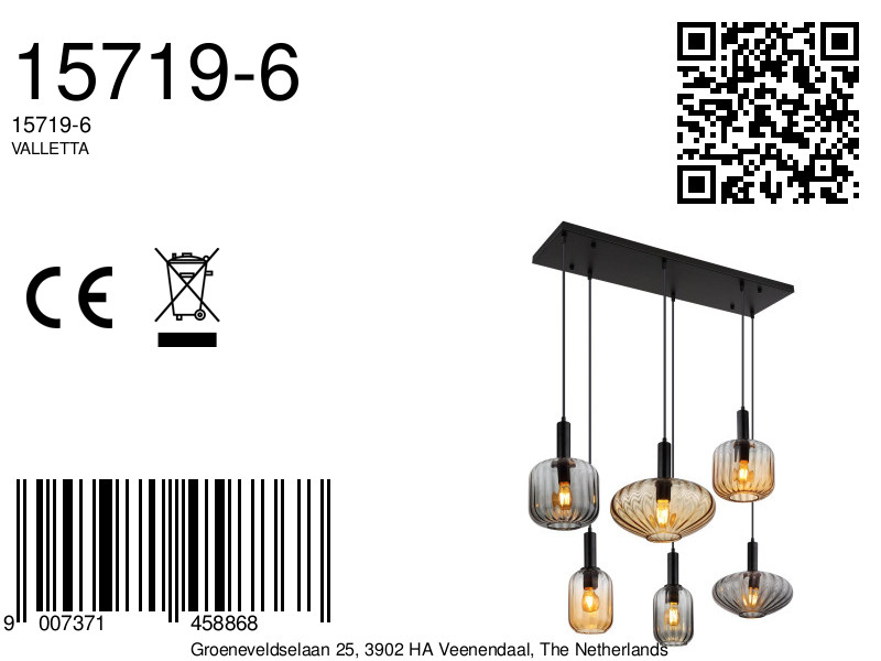 globo-suspension-valletta-multicolore-verre-grandelampedetableàmanger-e27-15719-6-8a