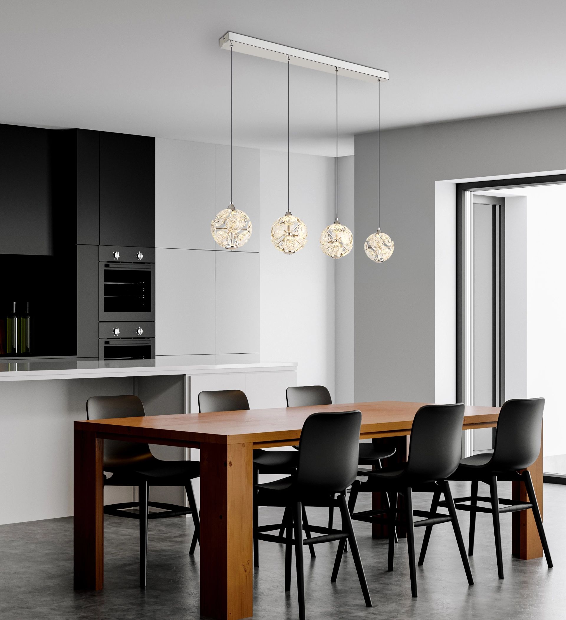 globo-suspension-virina-chrome-verre-grandelampedetableàmanger-led-16047-4hc-1