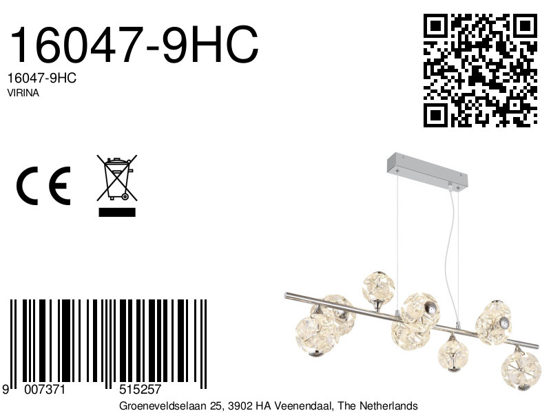 globo-suspension-virina-chrome-verre-grandelampedetableàmanger-led-16047-9hc-8a