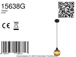 globo-suspension-zumba-vert-verre-ø15cm-e27-15638g-8a