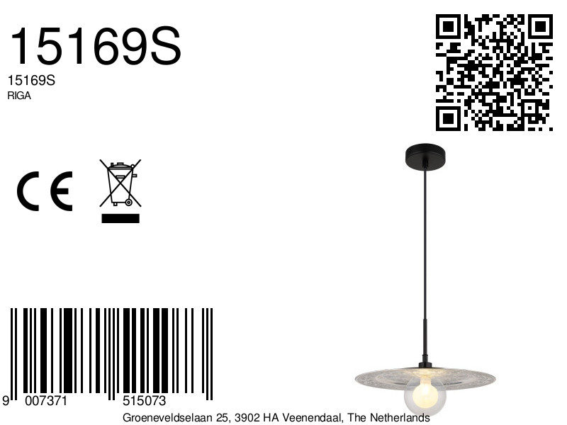 lampeàsuspensionclassiquemoderneenverrenoirmatriga-8a