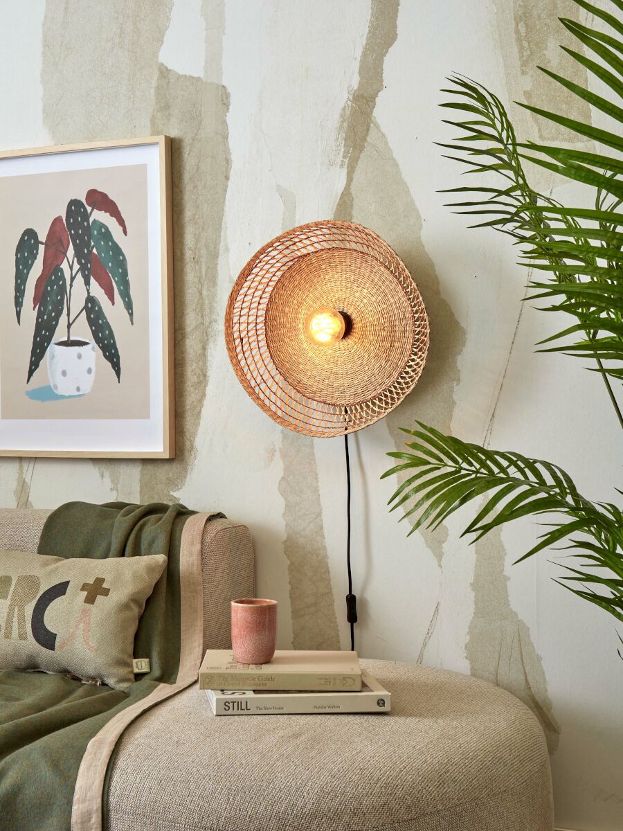 good&mojo-appliquemurale-pantanal-naturel-métalherbesmarines-ø45cm-e27-pantanal/w45/lb-02