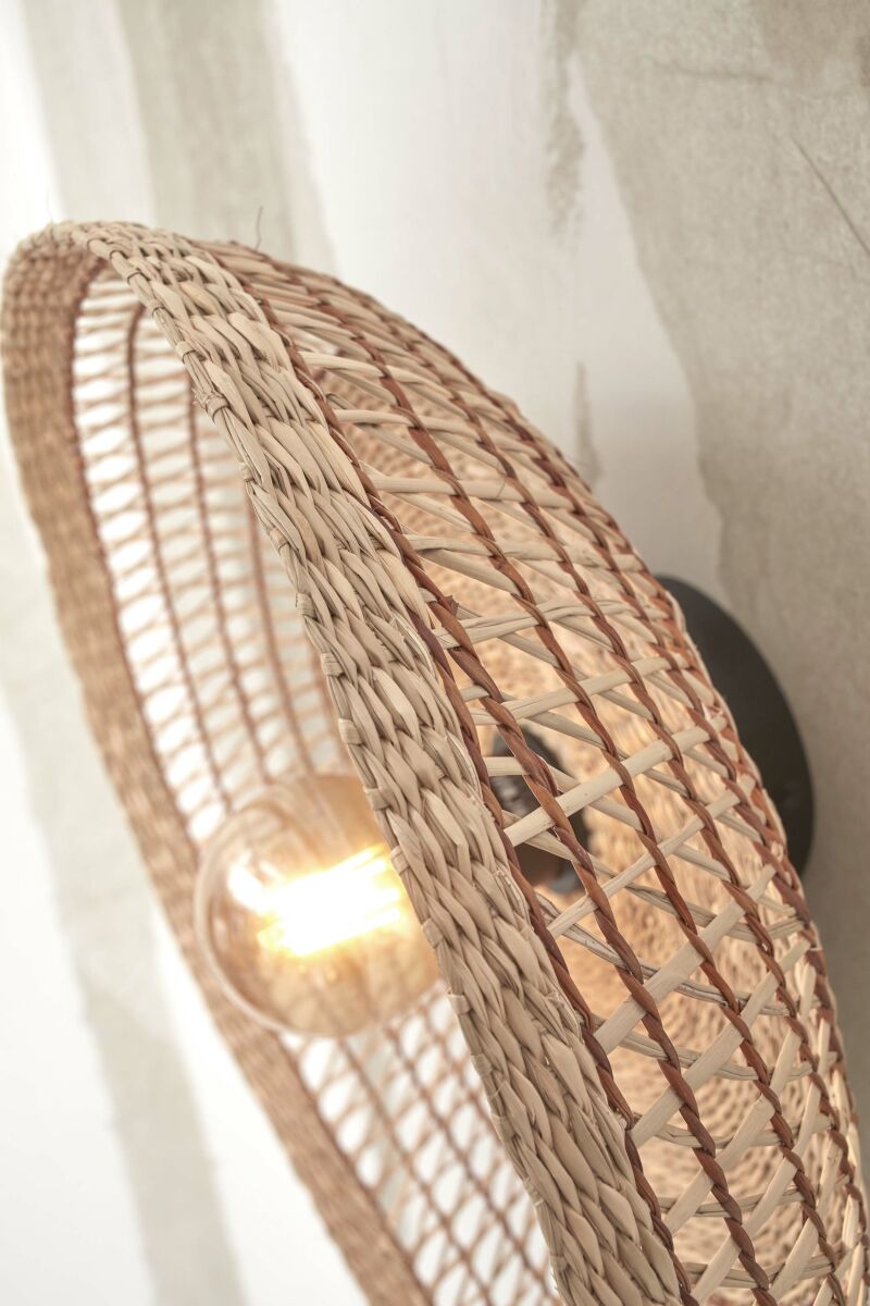 good&mojo-appliquemurale-pantanal-naturel-métalherbesmarines-ø45cm-e27-pantanal/w45/lb-08