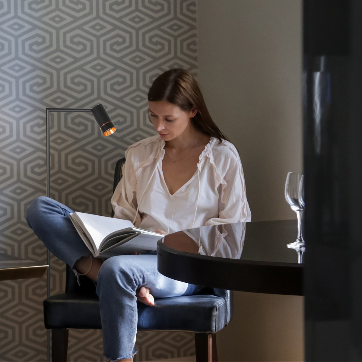 mexlite-lampadaire-downlume-noir-métal-lampedelecture-gu10-4333zw-2