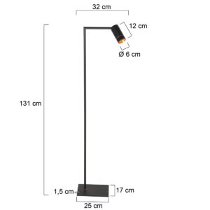 mexlite-lampadaire-downlume-noir-métal-lampedelecture-gu10-4333zw-7