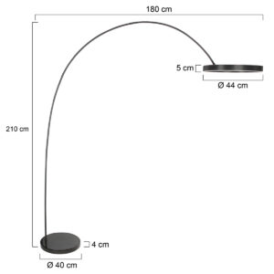 mexlite-lampadaire-luna-arc-noir-métal-lampearquée-led-4324zw-7