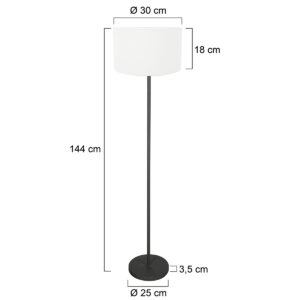 mexlite-lampadaire-noor-blancnoir-métaltextile-lamped'ambiance-e27-4443zw-7