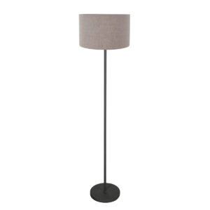 mexlite-lampadaire-noor-grisnoir-métaltextile-lamped'ambiance-e27-4444zw-1