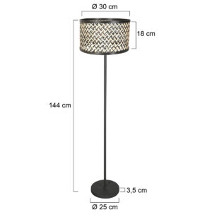 mexlite-lampadaire-noor-naturelnoir-bamboumétal-lamped'ambiance-e27-4438zw-7