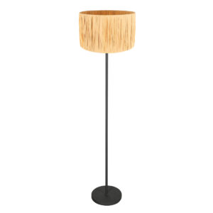 mexlite-lampadaire-noor-naturelnoir-herbemétal-lamped'ambiance-e27-4439zw-1