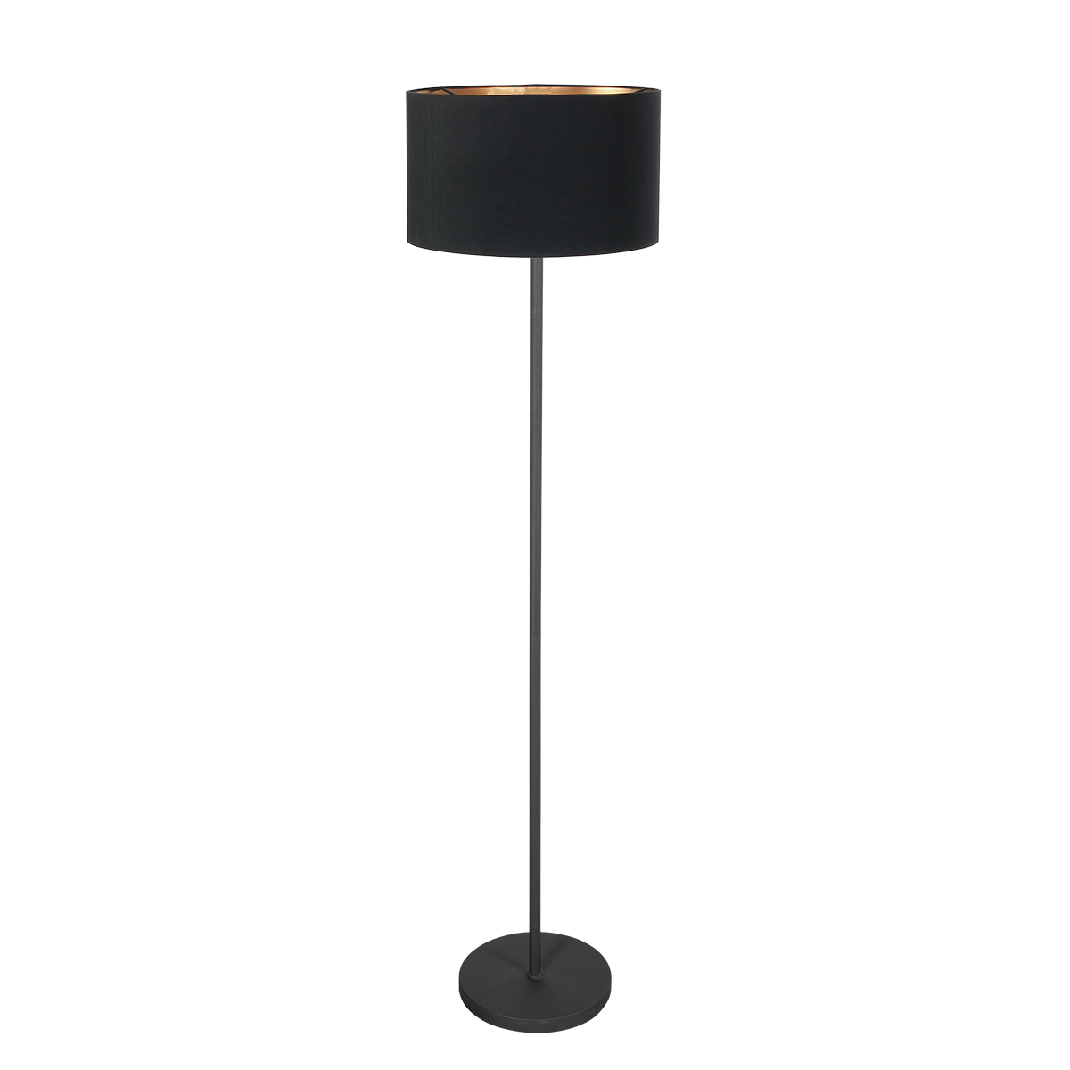 mexlite-lampadaire-noor-noir-métaltextile-lamped'ambiance-e27-4436zw-1
