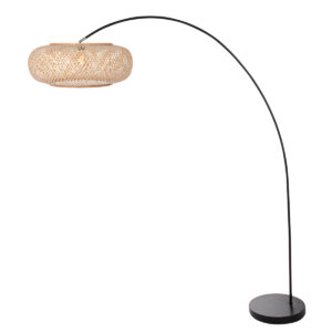 mexlite-lampadaire-solva-naturelnoir-bamboumétal-lampearquée-e27-4465zw-1