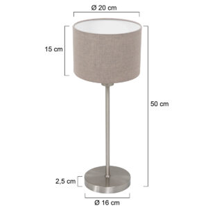 mexlite-lampedetable-noor-grisacier-métaltextile-lampedechevet-e27-4415st-7