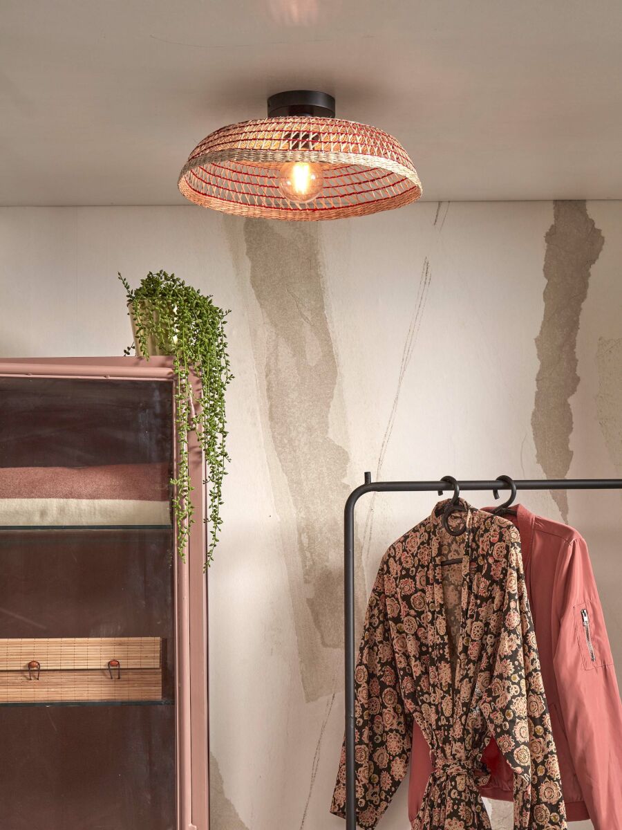 good&mojo-plafonnier-pantanal-rouge-métalherbesmarines-ø45cm-e27-pantanal/c45/r-02