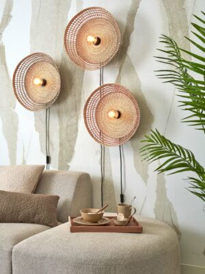 good&mojo-appliquemurale-pantanal-rouge-métalherbesmarines-ø45cm-e27-pantanal/w45/r-03