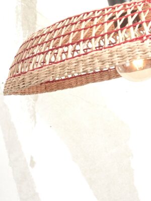 good&mojo-plafonnier-pantanal-rouge-métalherbesmarines-ø45cm-e27-pantanal/c45/r-04