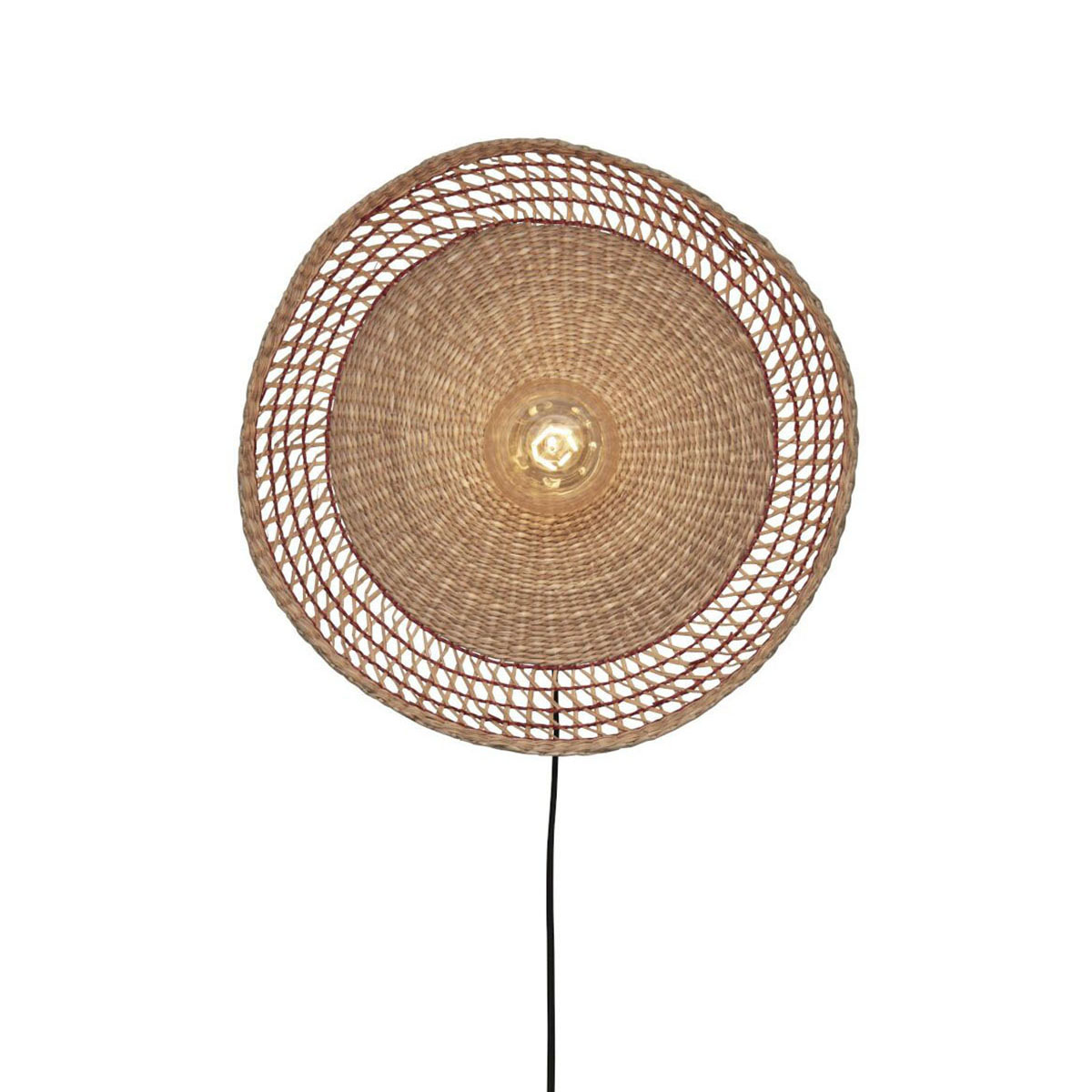 good&mojo-appliquemurale-pantanal-rouge-métalherbesmarines-ø45cm-e27-pantanal/w45/r-1