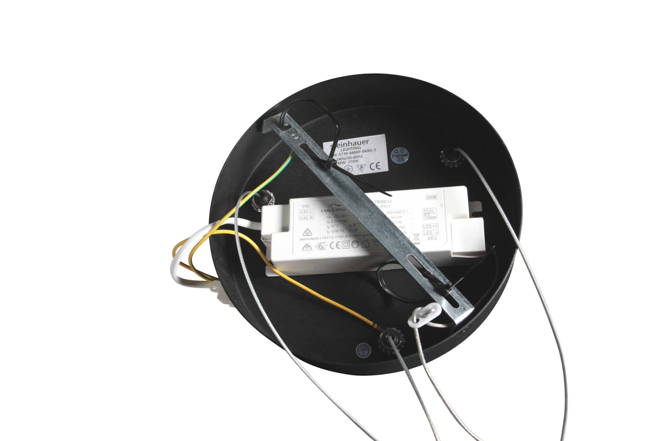 steinhauer-suspension-goldenveil-noir-métal-ø60cm-led-4332zw-13