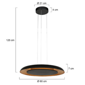 steinhauer-suspension-goldenveil-noir-métal-ø60cm-led-4332zw-7