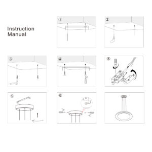 steinhauer-suspension-goldenveil-noir-métal-ø60cm-led-4332zw-9