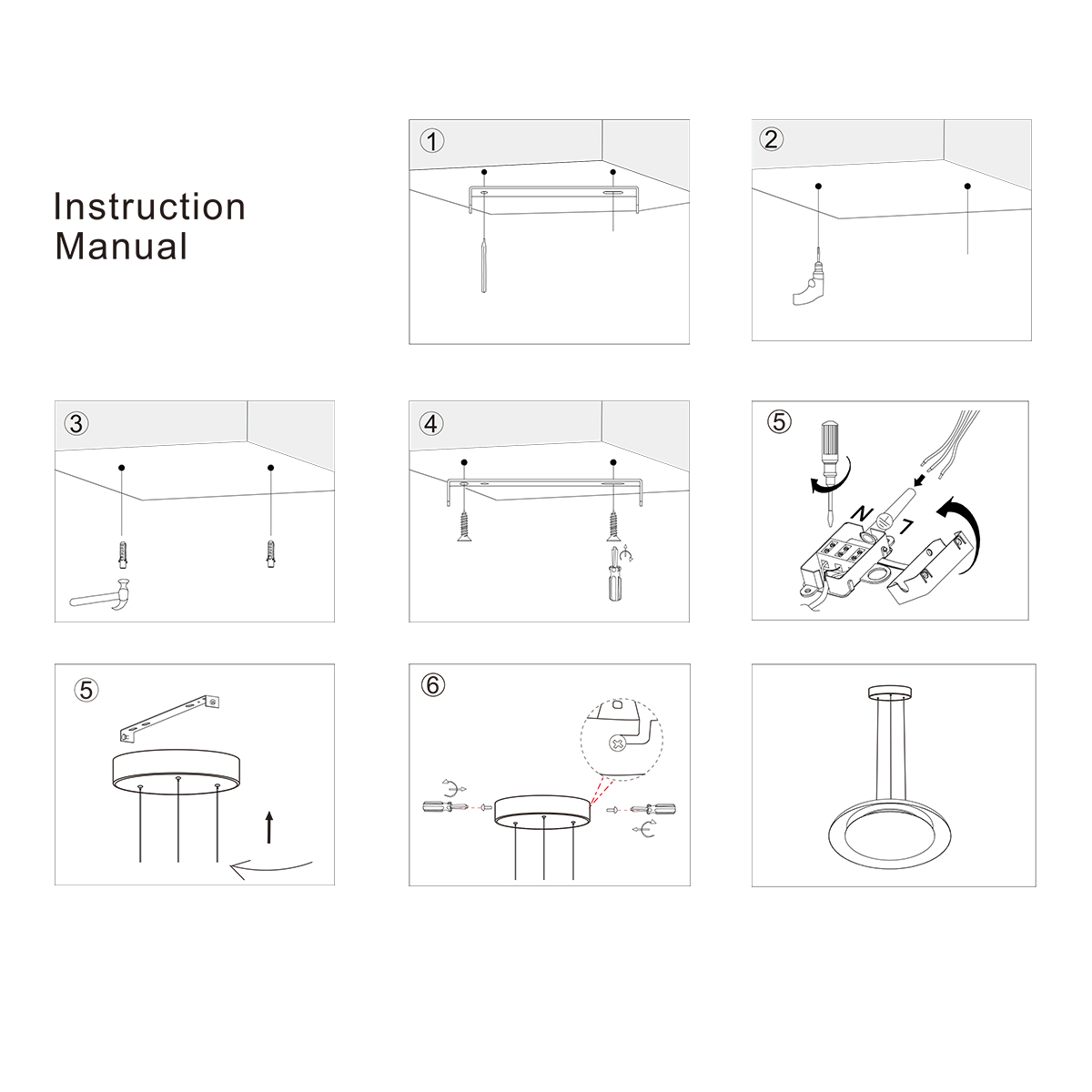 steinhauer-suspension-goldenveil-noir-métal-ø60cm-led-4332zw-9