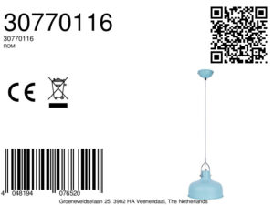 suspensionélégantebleueenchromeaudesignmoderneromi-8a
