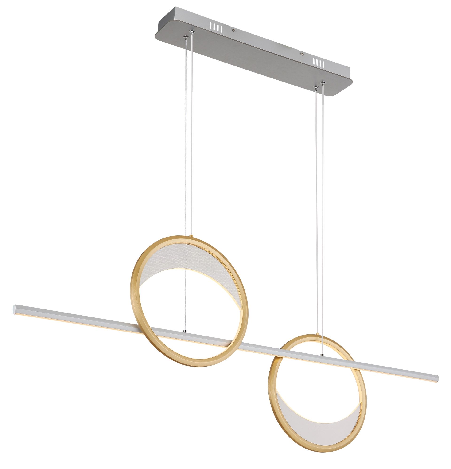 suspensionéléganteenargentbrosséumbra-1