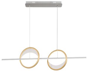 suspensionéléganteenargentbrosséumbra-1