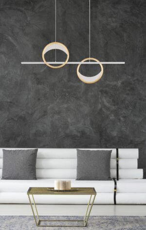 suspensionéléganteenargentbrosséumbra-1