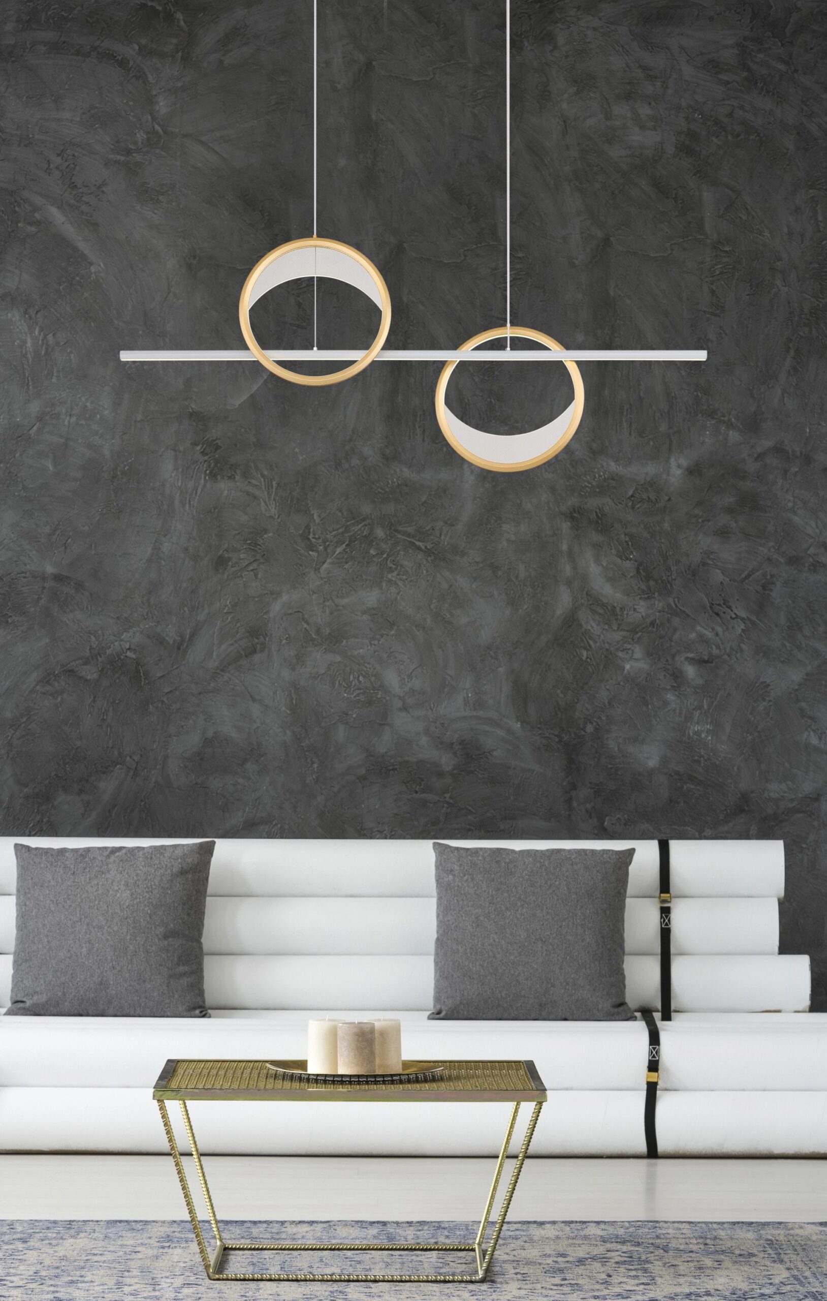 suspensionéléganteenargentbrosséumbra-1