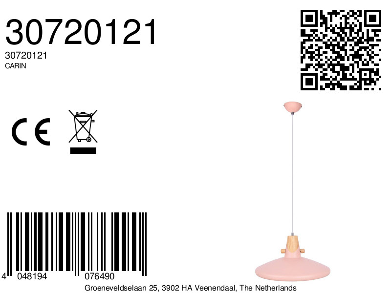 suspensionenmétalroseavecaccentsenboiscarin-8a
