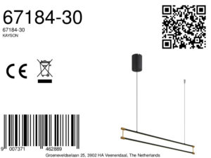 suspensionmoderneenmétalnoiraudesignélégantkayson-8a