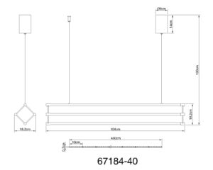 suspensionmodernenoireavecdétailsdoréskayson-1