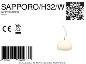 it'saboutromi-suspension-sapporo-blanc-verremétal-ø34cm-e27-sapporo/h32/w-8a