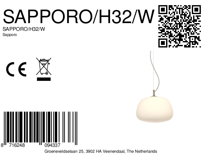it'saboutromi-suspension-sapporo-blanc-verremétal-ø34cm-e27-sapporo/h32/w-8a