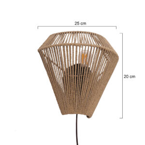 appliquemuraleencordecrèmeavecplaquemétalliqueannelightmaze-7