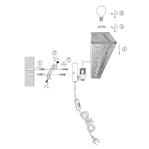 appliquemuraleencordecrèmeavecplaquemétalliqueannelightmaze-9