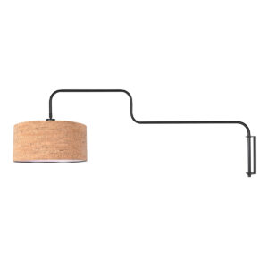 appliquemuralenoireavecabatjourenliègeetbraspivotantsteinhauerbloeba-1