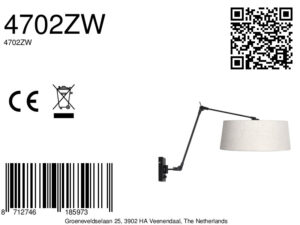 appliquemuralenoireavecabatjourenlincrèmesteinhauerprestigechic-8a