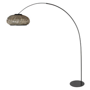 lampadairearquénoiravecabat-jourenbambouetbaserondeannelightcurve-2