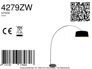 lampadairearquénoiravecabat-jourenlinetintérieurdoréannelightcurve-8a