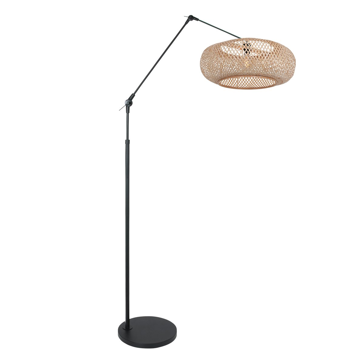 lampadaireavecgrandabat-jourenbambouetbasenoiresteinhauerprestigechic-1