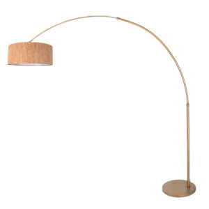 lampadaireenbronzeavecgrandabat-jourenliègesteinhauersparkledlight-1