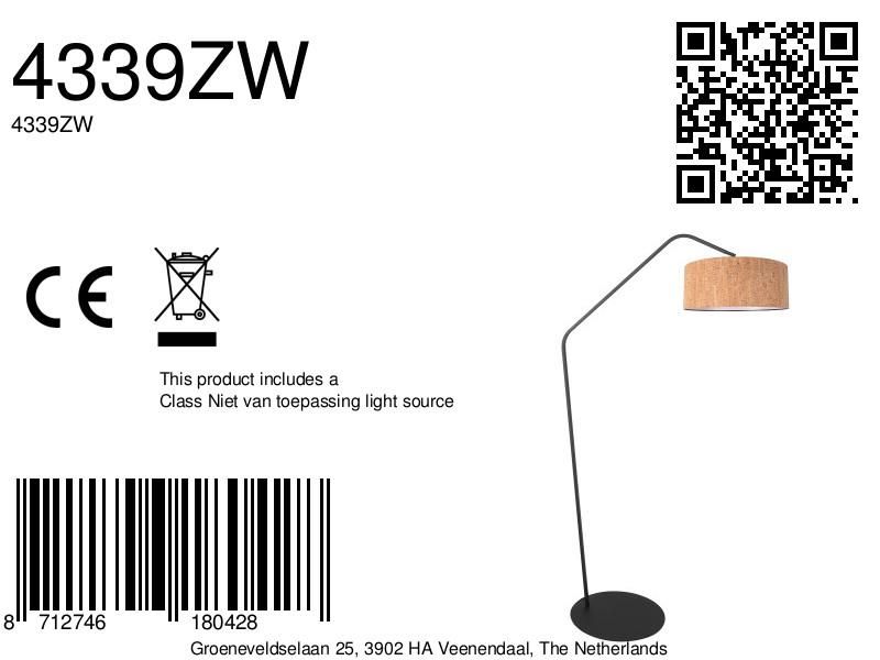lampadairenoiravecabat-jourenliègeetstructurezigzagannelightzig-zag-8a