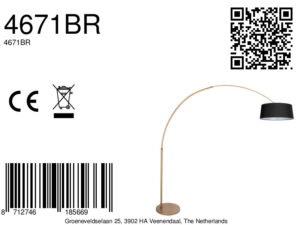 lampearcbronzechaudavecabatjourenlincrèmesteinhauersparkledlight-8a