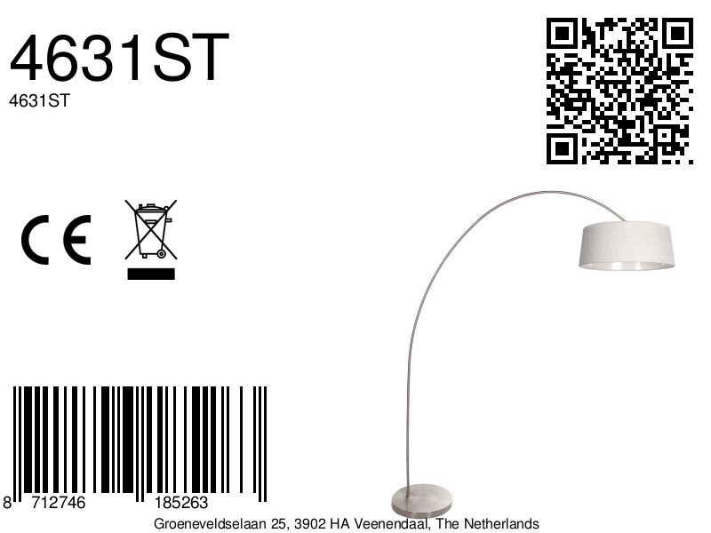 lampearccouleuracieravecabatjourcrèmedouxmexlitesolva-8a