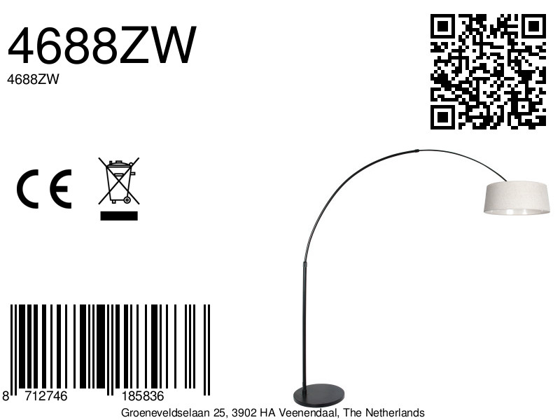 lampearcnoireavecabatjourenlincrèmechaudsteinhauersparkledlight-8a