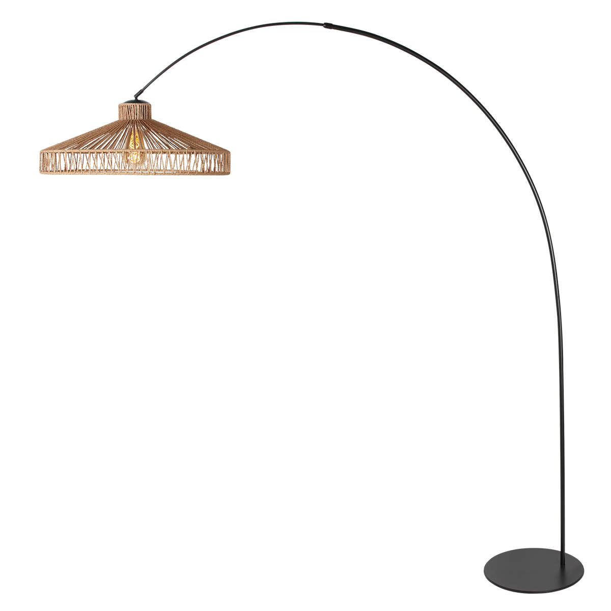 lampearcnoireavecgrandabatjourencordeannelightcurve-1