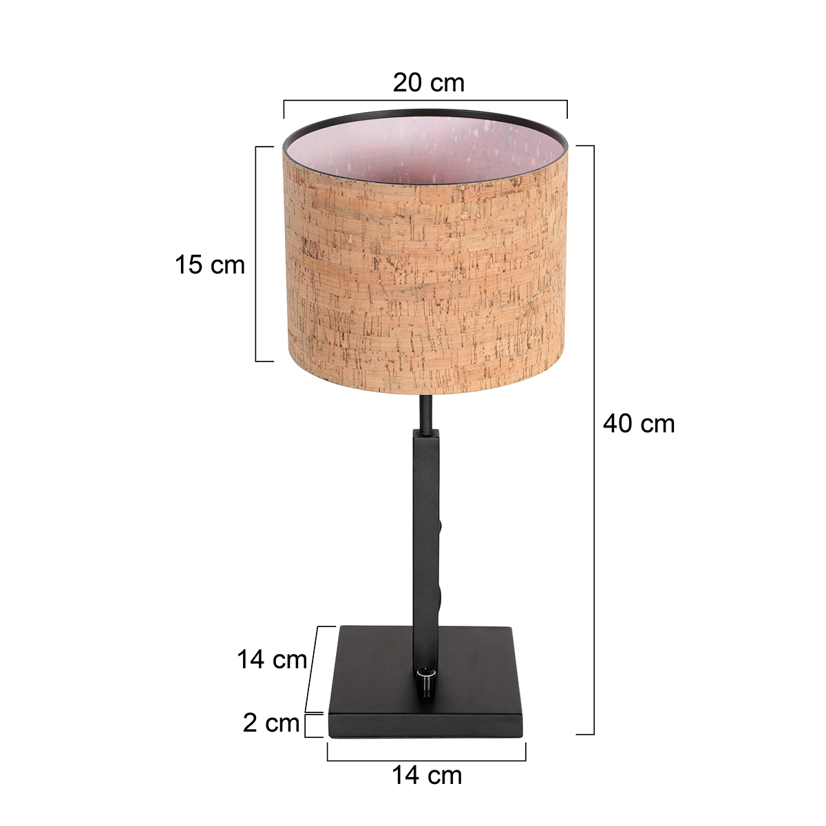 lampedetablenoireavecabatjourenliègechaudsteinhauerstang-7